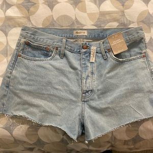 Madewell denim shorts NWT